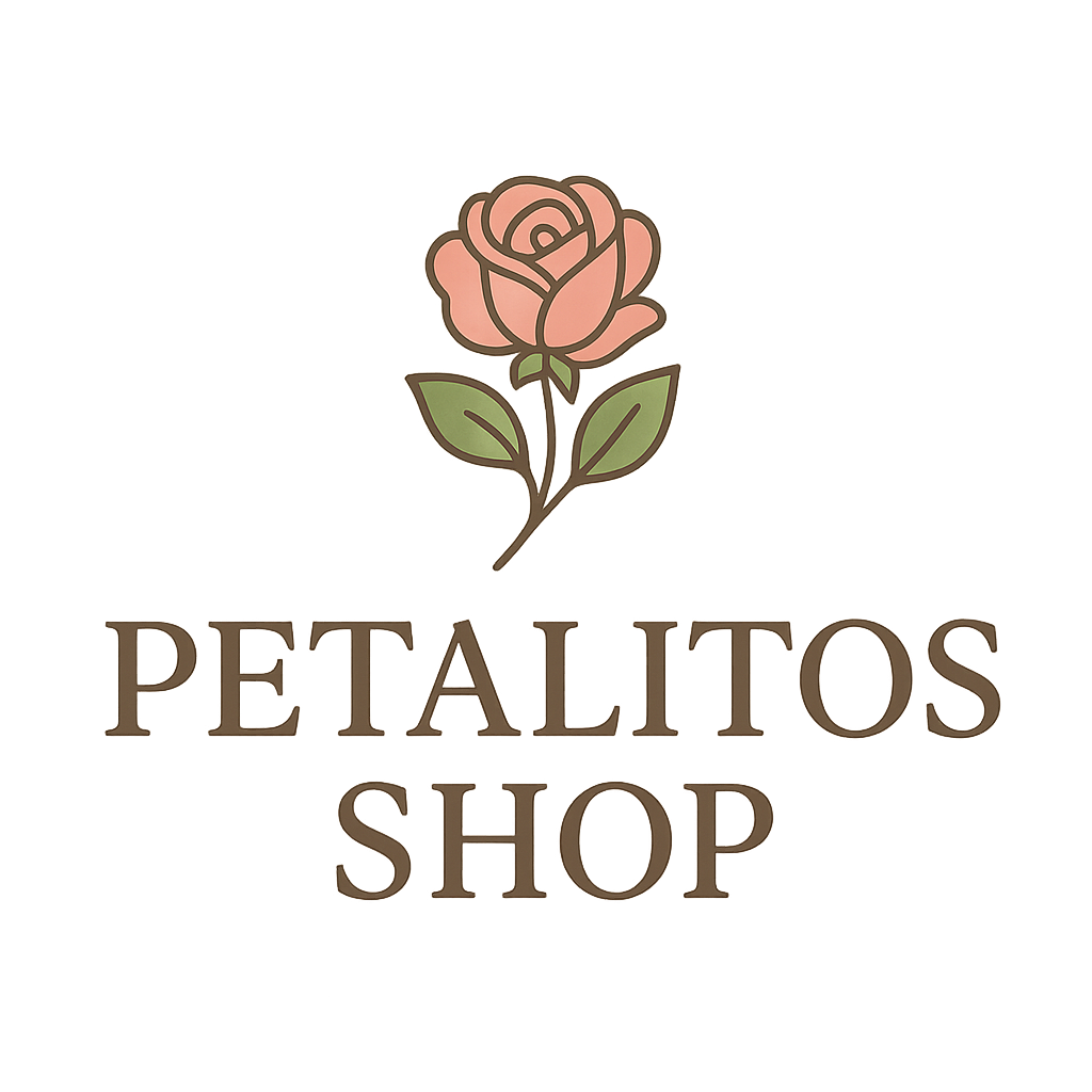 Petalitos Shop logo, ramos buchones florist in St. George, Utah